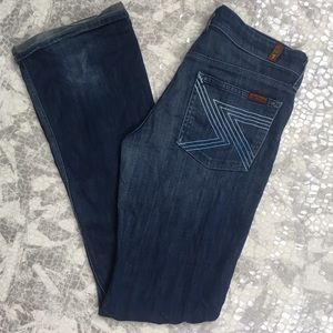 7 for All Mankind “Flint” Medium Wash Denim Jeans